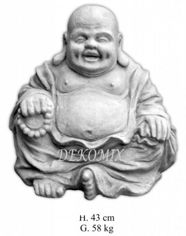 Lachende Buddha sitzend groß XL