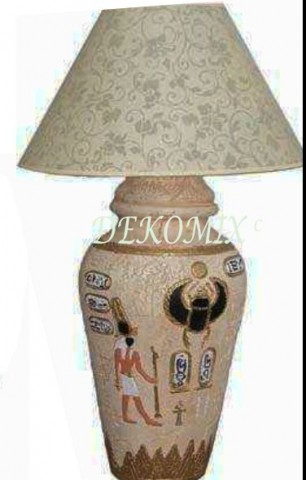 Ägyptische Vase als Lampe klein