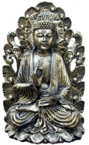 Buddha sitzend am Ornament