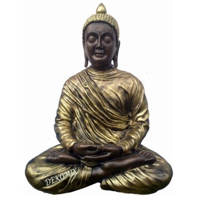 Thai Buddha im Schneidersitz sitzend groß