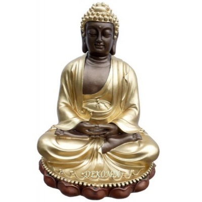 Thai Buddha im Schneidersitz sitzend mittelgroß