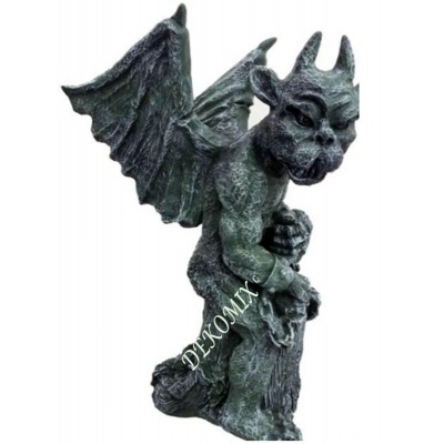Gargoyle - Teufel mit Flügel und Ketten