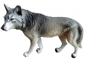 Wolf stehend mittelgroß