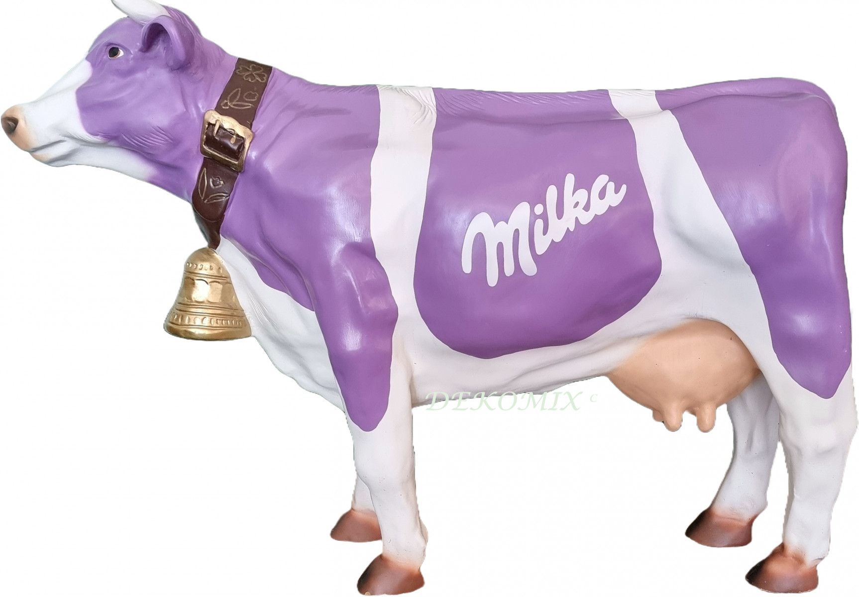 Milka Kuh stehend mit Glocke mittelgroß