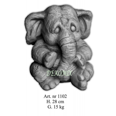 Elefant sitzend klein