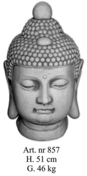 Thai Buddha -Kopf groß