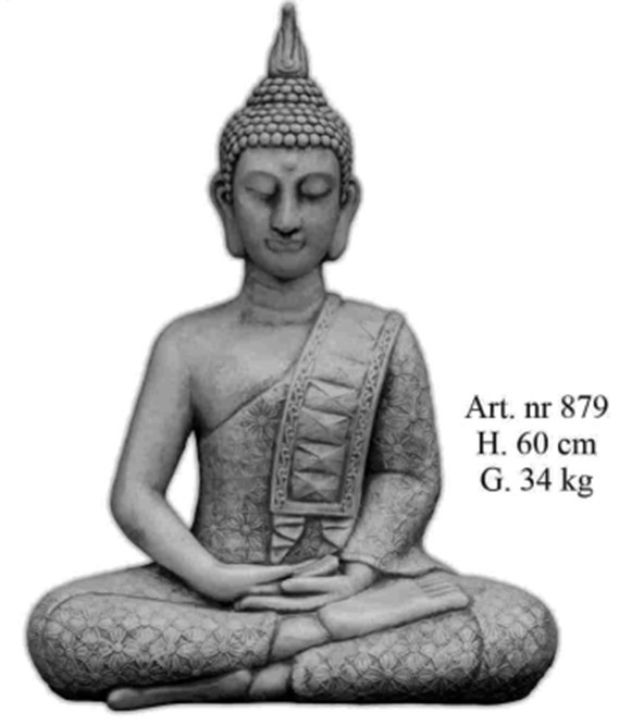 Thai Buddha sitzend mt. groß