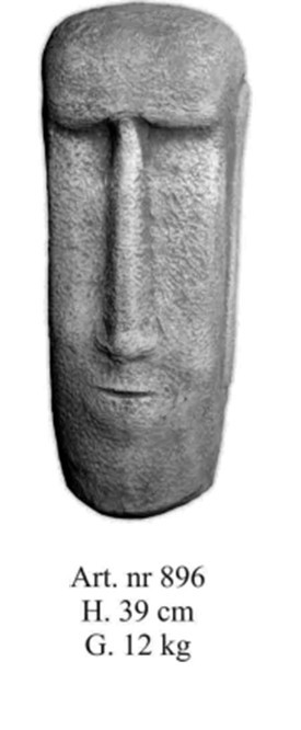 Moai (Moai Maea) steinerne Figur mtl gr