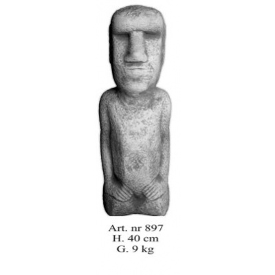 Moai (Moai Maea) steinerne Figur 