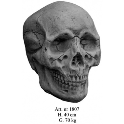 Riese Totenkopf II Schädel Skull Skelett Kopf Halloween Party Horror Gothic Deko Prop