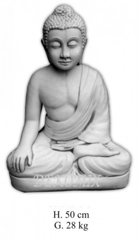 Meditierende Thai Buddha goß