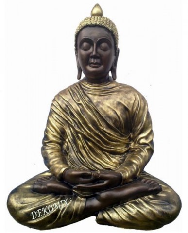 Thai Buddha im Schneidersitz sitzend groß