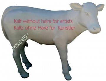 Kalb stehend groß GFK