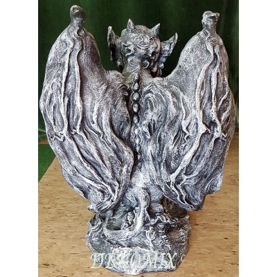 Gargoyle "muskulös" hockend 