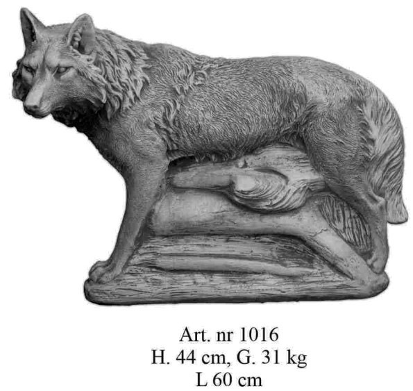 Wolf stehend