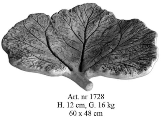 Vogeltränke Blatt groß